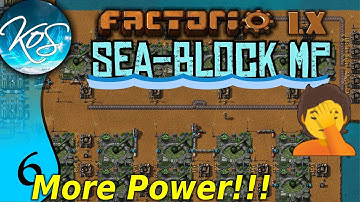 Factorio Seablock 6 - NERVOUS BREAKDOWN OVER POWER | MP with Mathias
