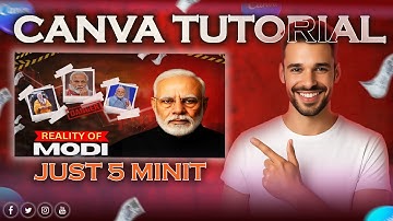 “Documentary Thumbnail Design in Canva | Professional YouTube Thumbnail Tutorial”