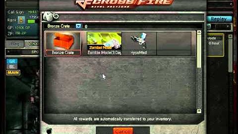 Opening Crossfire zombies bronze crate new 2011