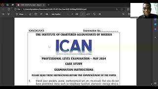 May 2024 ICAN Preseen Case Study