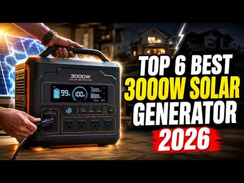 Top 6 Best 3000W Solar Generator 2026!