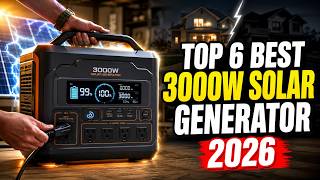 Top 6 Best 3000W Solar Generator 2026!