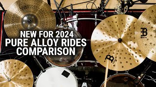 Meinl Cymbals - New for 2024 Pure Alloy Rides Comparison Demo