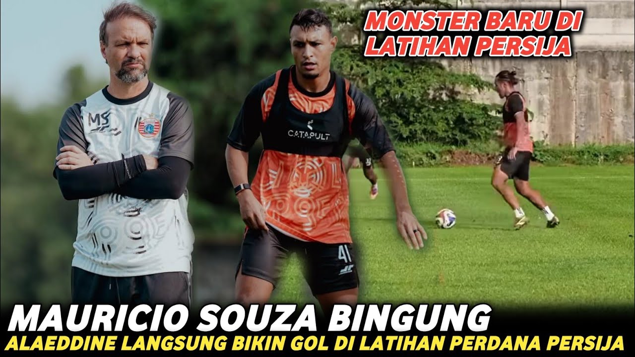 LATIHAN PERDANA ALAEDDINE AJARAIE 🔴 PUJIAN DARI MAURICIO SOUZA "Ini Monster" 
