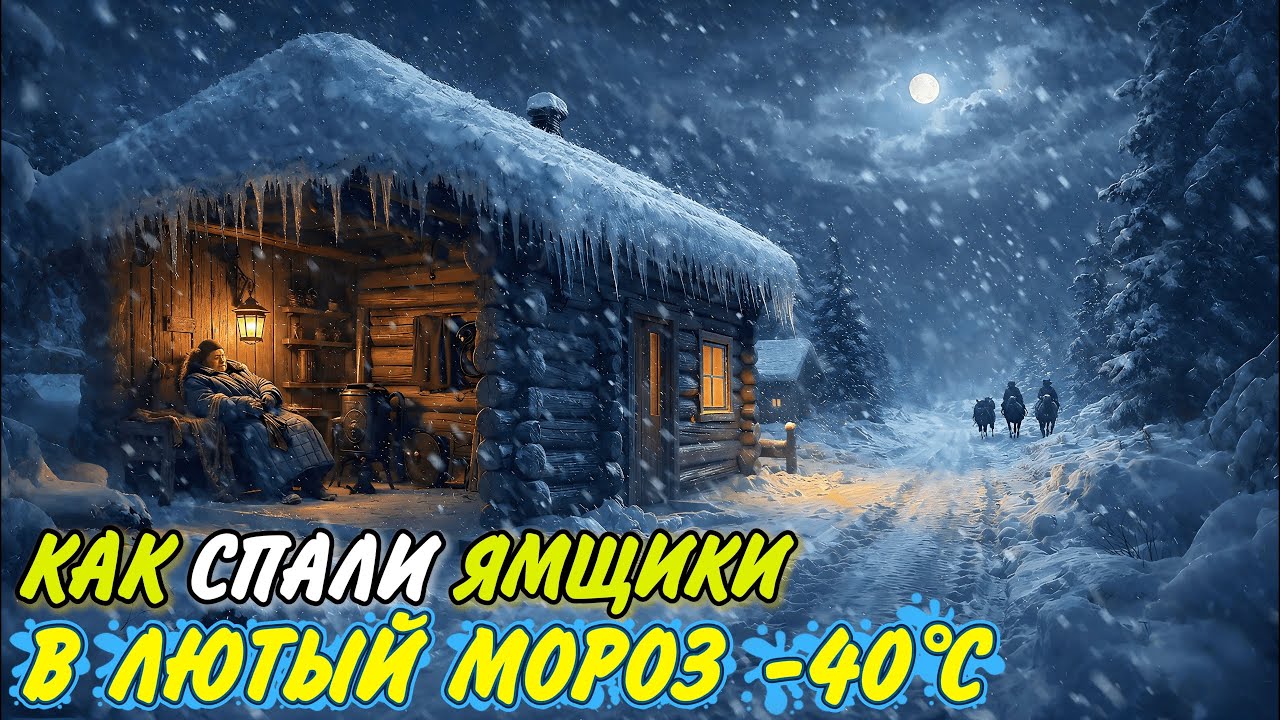 Ночь в Ямской степи: Как спали почтовые Ямщики при −40°C -🌛Лекция для сна