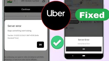 Uber Eats app oops something went wrong invalid request error | Server Down Problem | server error 
