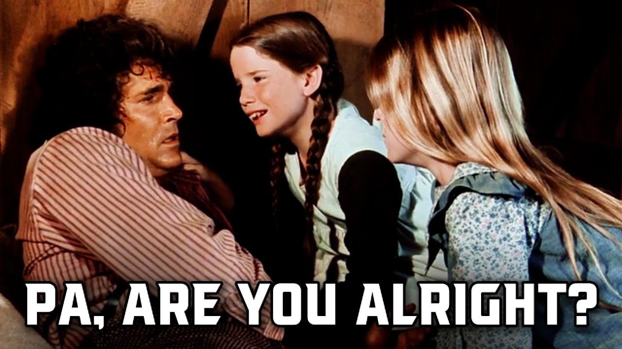 Father and child love in Little House on the Prairie | Michael Landon