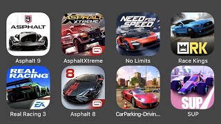 Asphalt 9, Asphalt X Treme, Need For Speed No Limits, Race Kings, Real Racing 3, Asphalt 8... screenshot 5