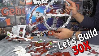 Lego Star Wars 30X Lets Build Jedi Starfighter With Hyperdrive 75191