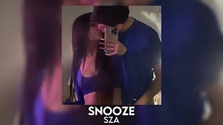 snooze - sza [sped up]