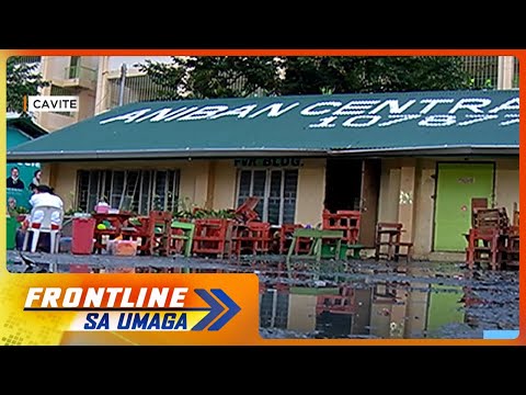 Ilang paaralan sa Bacoor, nalubog sa baha dahil sa Bagyong Paeng | Frontline Sa Umaga