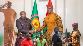 🚨 PR UNION AFRICAINE EN VISITE À OUAGA CAPITAINE IBRAHIM TRAORE 