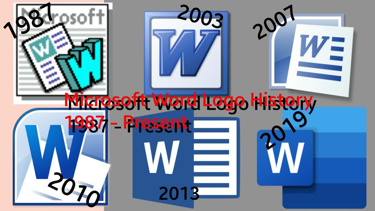 The Evolution Of Microsoft Word Logo: From 1983 To The Present Day