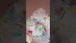 ✨️Spinning Recycled Chunky Coil Art Yarn from Yarn Scraps✨️ - Full Video Up Now ✨️ #spinningyarn