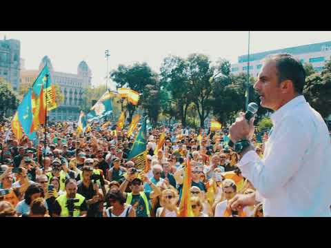 Emotivo discurso de Javier Ortega ante policías y guardias civiles en Barcelona | JUSAPOL