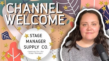 Welcome to Stage Manager Supply Co!