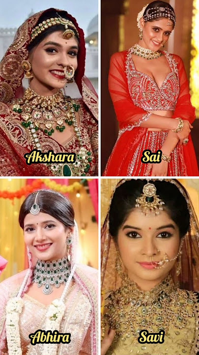 Akshara vs Abhira vs Sai vs Savi. #bhavikasharma #ayeshasingh #pranalirathod #samriddhishukla #yrkkh