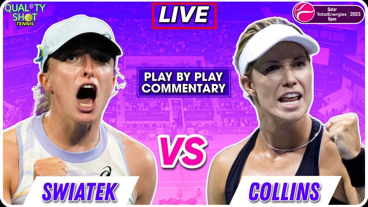 🎾SWIATEK vs COLLINS WTA Doha Open 2023 LIVE Tennis Play-by-Play Stream 