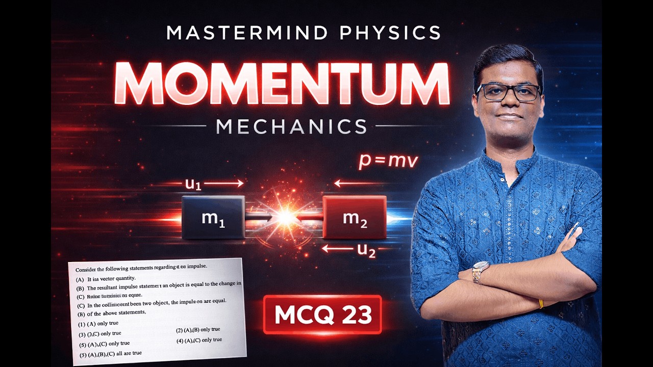 Momentum MCQ #23  | Impulse | Mechanics | Master Mind Physics