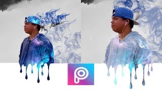 #drippingeffect #smokeffect PicsArt tutorial | how to dripping and smoke effects