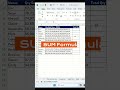 Excel Interview Challenge - Sum Tricks  #excel #exceltips #exceltutorial #msexcel #shorts