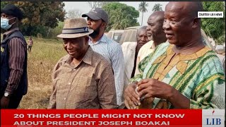 LIBERIA'S PRESIDENT JOSEPH BOAKAI: FACTS I BET YOU DID NOT KNOW ABOUT HIM