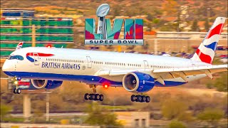 (4K) BUSIEST Day In PHX HISTORY! Plane Spotting Phoenix Sky Harbor (KPHX) screenshot 5