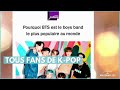 Tous fans de kpop et de bts  la maison des maternelles lmdm