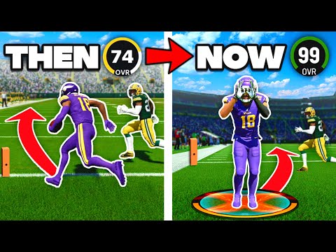 Scoring a 99 Yard Touchdown with JUSTIN JEFFERSON on EVERY Madden EVER!