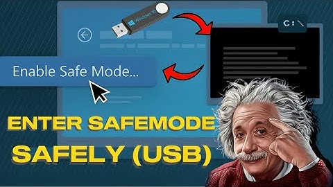 How to Enter Safemode Using Bootable Usb(SAFEST WAY)