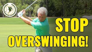 Golf Drills To Stop Overswinging (PERFECT BACKSWING!)