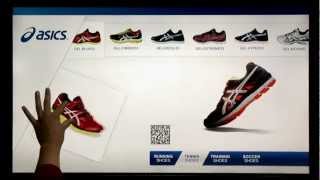 Celebrity SensyTouch Asics multi-touch application demo Net Worth