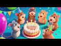 Hamster’s Birthday Surprise Song | Cute Animal Birthday Party for Kids 🐹🎂🎉
