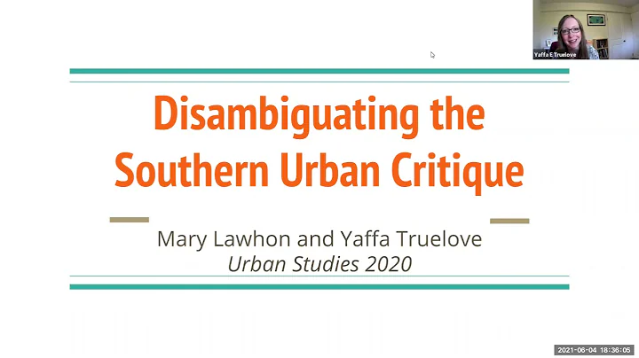 Disambiguating the Southern Urban Critique
