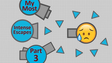 My Most Intense Escapes In Diep.io Compilation! (Part 3)