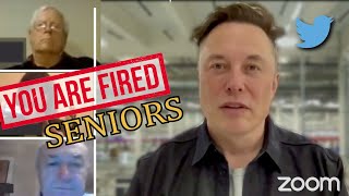 Elon Musk fires OLD twitter employees DUB