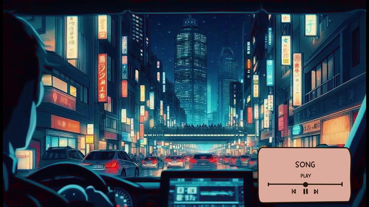 "City Night 🌃 9 Midnight 🌙 light melody to help concentration 🎶