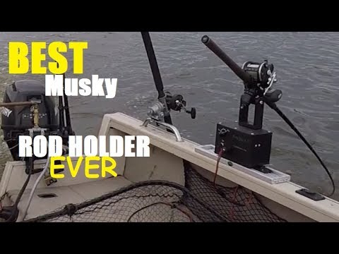 BEST Musky Fishing Rod Holder Ever - PROJECT X by Fat AZ Musky Products 