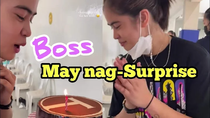 May Nang-Surprise kay Boss D l Birthday Treat