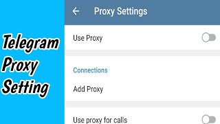 Proxy Settings in Telegram | How to use Proxy in telegram | How To Use Telegram Inbuilt Proxy screenshot 1