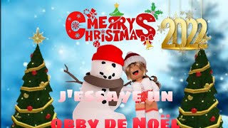 First Christmas Video Je Teste Un Obby De Noël