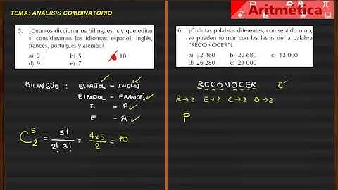 Análisis Combinatorio Parte 3: Combinación y Permutación con repetición.