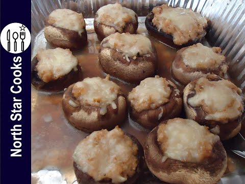 How to Make Cream Cheese, Bacon & Green Onion Stuffed Mushrooms