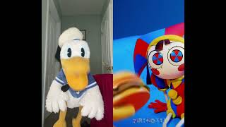 Donald Ducc Doesn’t Want Pomni To Have The Cheeseburger @DonaldDucc