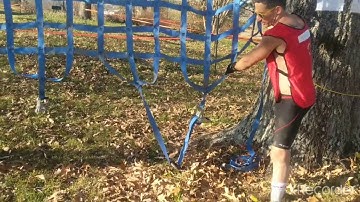 Obstacle Technique: Cargo Net Traverse