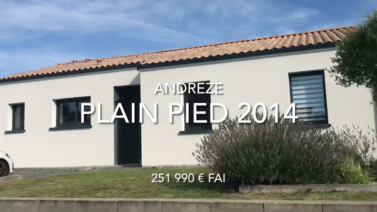 Maison plain pied andreze