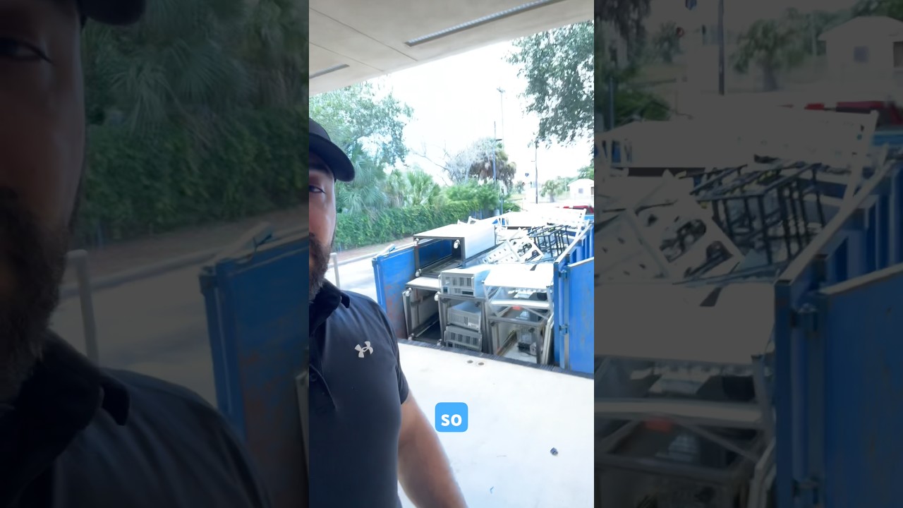 We threw everything in the trash! #datacenter #ai