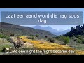 Die donker  stellenbosch university choir  lyrics plus english translation