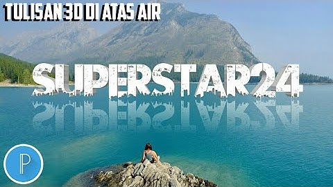 ✔TUTOTIAL CARA MEMBUAT TULISAN 3D DI ATAS AIR!! || TUTORIAL ANDROID#10