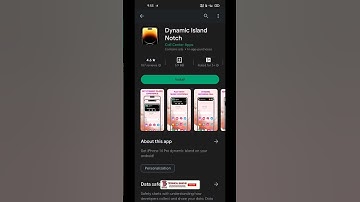 How To Apply iPhone 14 Pro Dynamic lsland Notch In Any Android Devices? 😱 #shorts